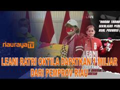 GUBRI BERI BONUS 1 MILIAR KEPADA LEANI, PERAIH MEDALI EMAS PARALIMPIADE TOKYO 2020